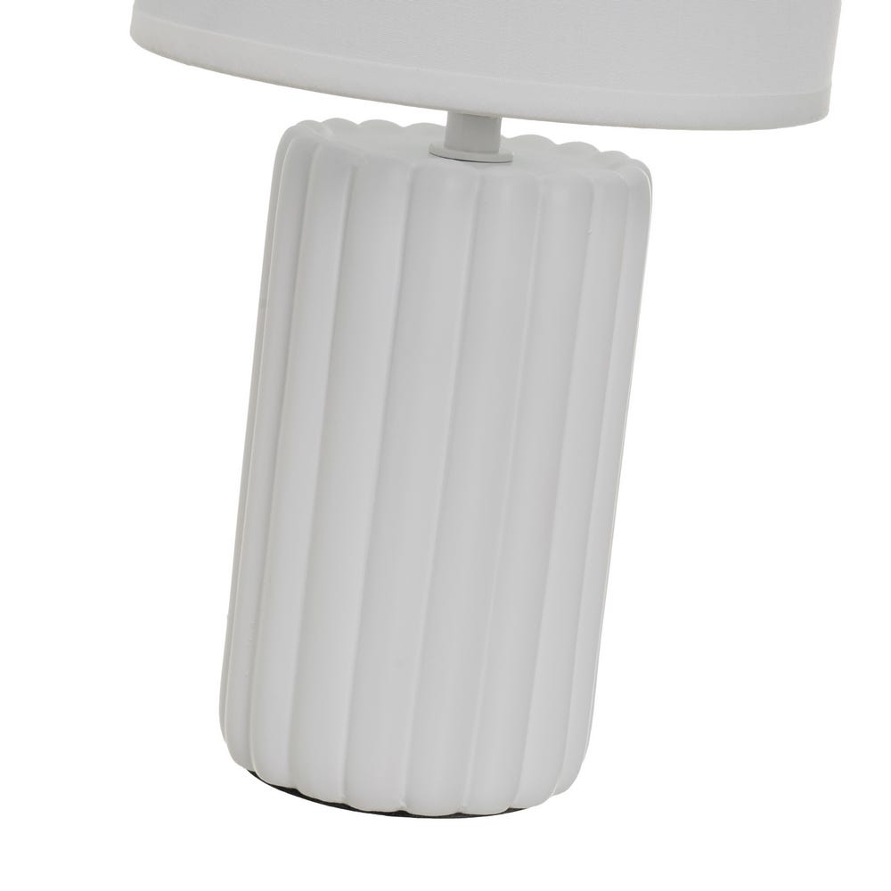 LÁMPARA DE MESA RIALE BLANCA