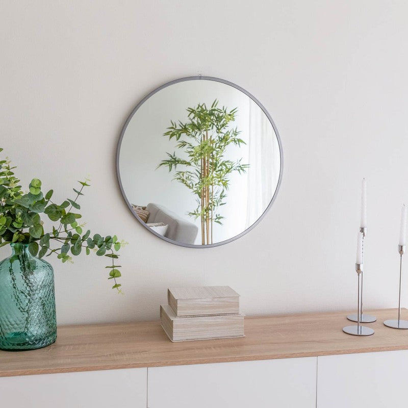 MIROIR ROND LANCELOT MÉTAL 60CM