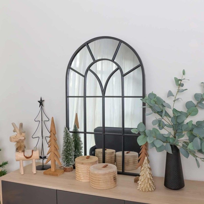 MIROIR FENÊTRE AUBRI MÉTAL 96CM