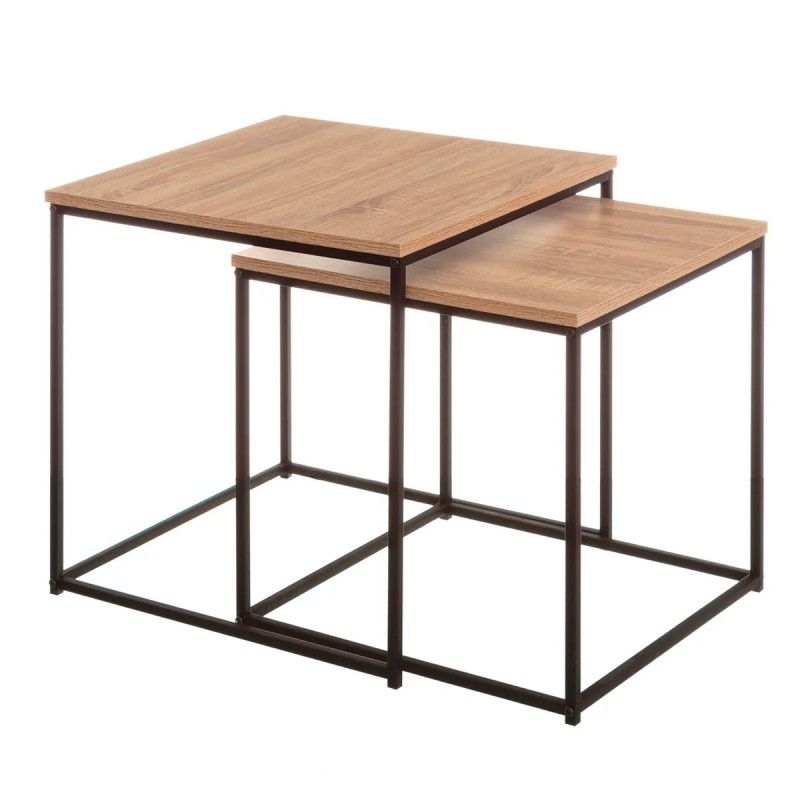 JEU DE 2 TABLES AUXILIAIRES GÉLO NOIRE