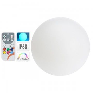 BOULE LED BLEUE MULTICOLORE 25CM