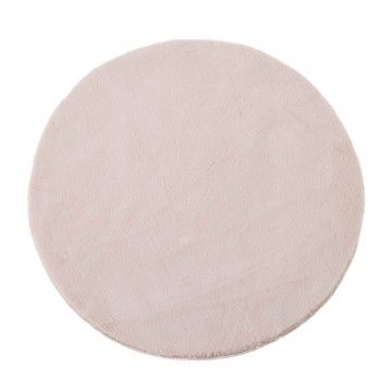 TAPIS RENE ROND ROSE 80CM