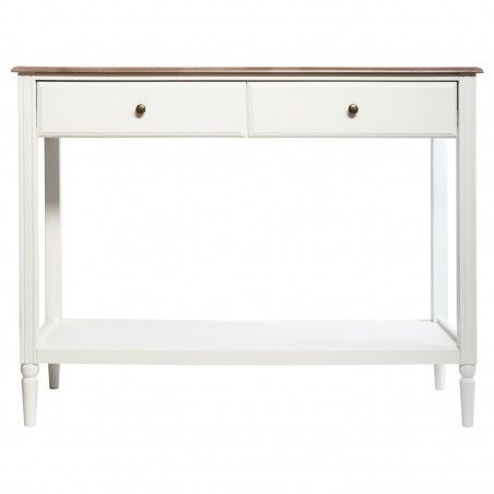 CONSOLE BALTIC 2 TIROIRS BLANC