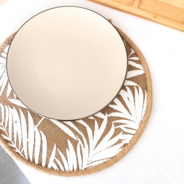 ASSIETTE CREME EDEN 27CM