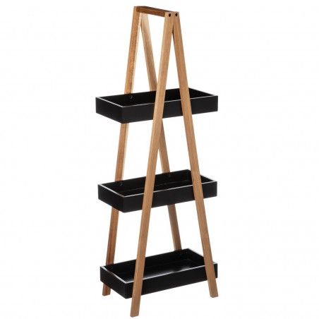 ETAGERE ALEXA NOIRE 3 NIVEAUX