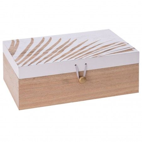 COFFRET ABILA EN BOIS BLANC