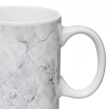 MUG CRACOVIA MARBRE BLANC M 35CL