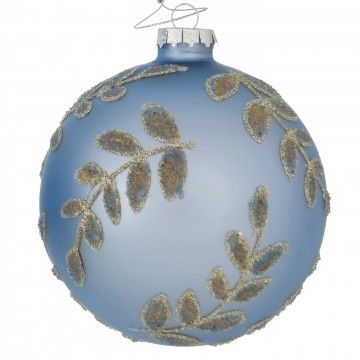 BOULE DE NOEL ARGOS BLEU 4MOD.