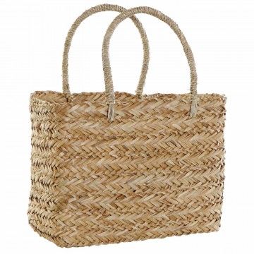 PANIER SABRINA FIBRE NATURELLE 32X25CM