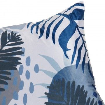 COUSSIN ANOUK FEUILLES BLEUES