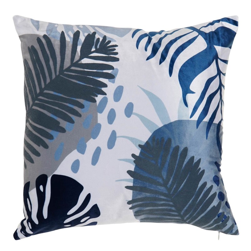 COUSSIN ANOUK FEUILLES BLEUES