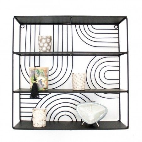 ETAGERE IRENE METAL NOIR