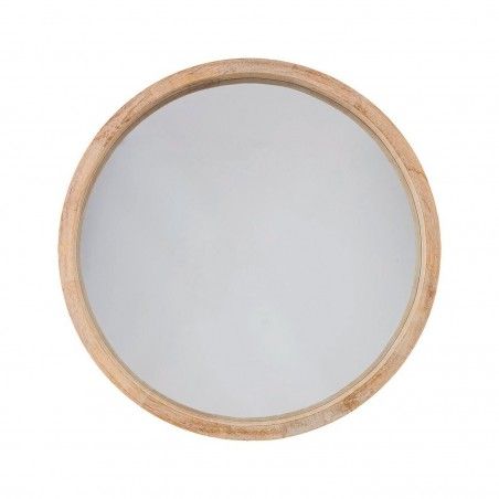 MIROIR ROND EN BOIS SUSA 50CM