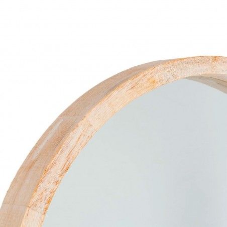 MIROIR ROND EN BOIS SUSA 50CM