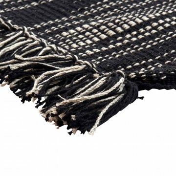 TAPIS THAIS NOIR 230X160