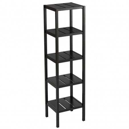 ETAGERE ALGELIA 5 ETAGERES NOIR