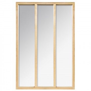 MIROIR DONATELLO BOIS 76X116CM