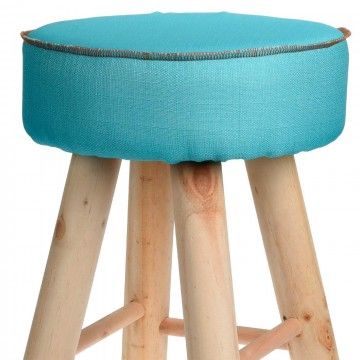 TABOURET 315X315X555MM TURQUOISE