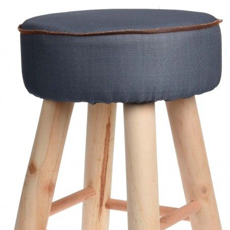 TABOURET 315X315X555MM BLEU FONCÉ