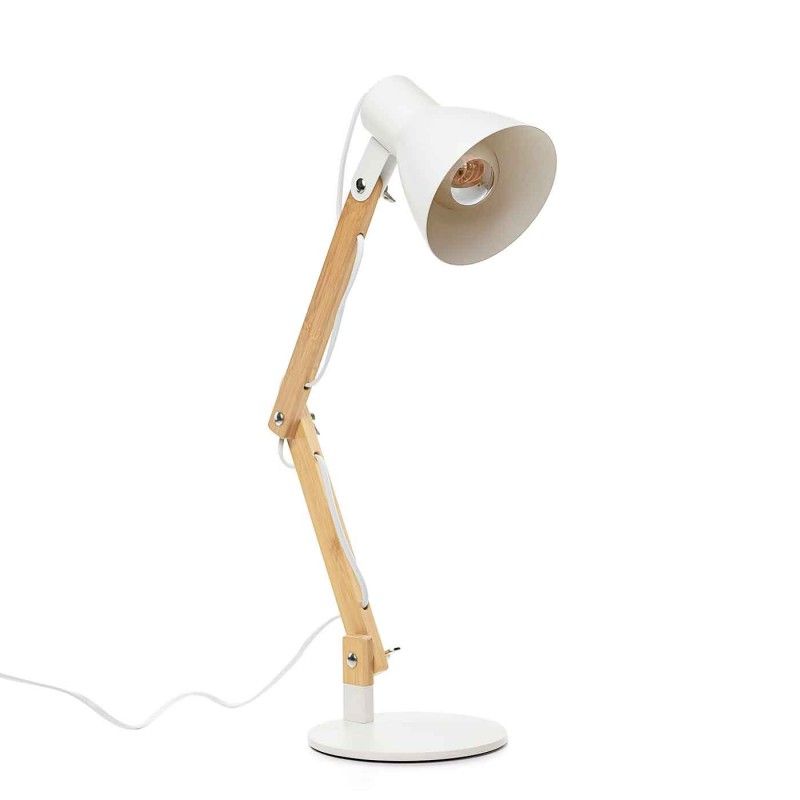 Lampe de bureau blanche Baobad 1 ampoule