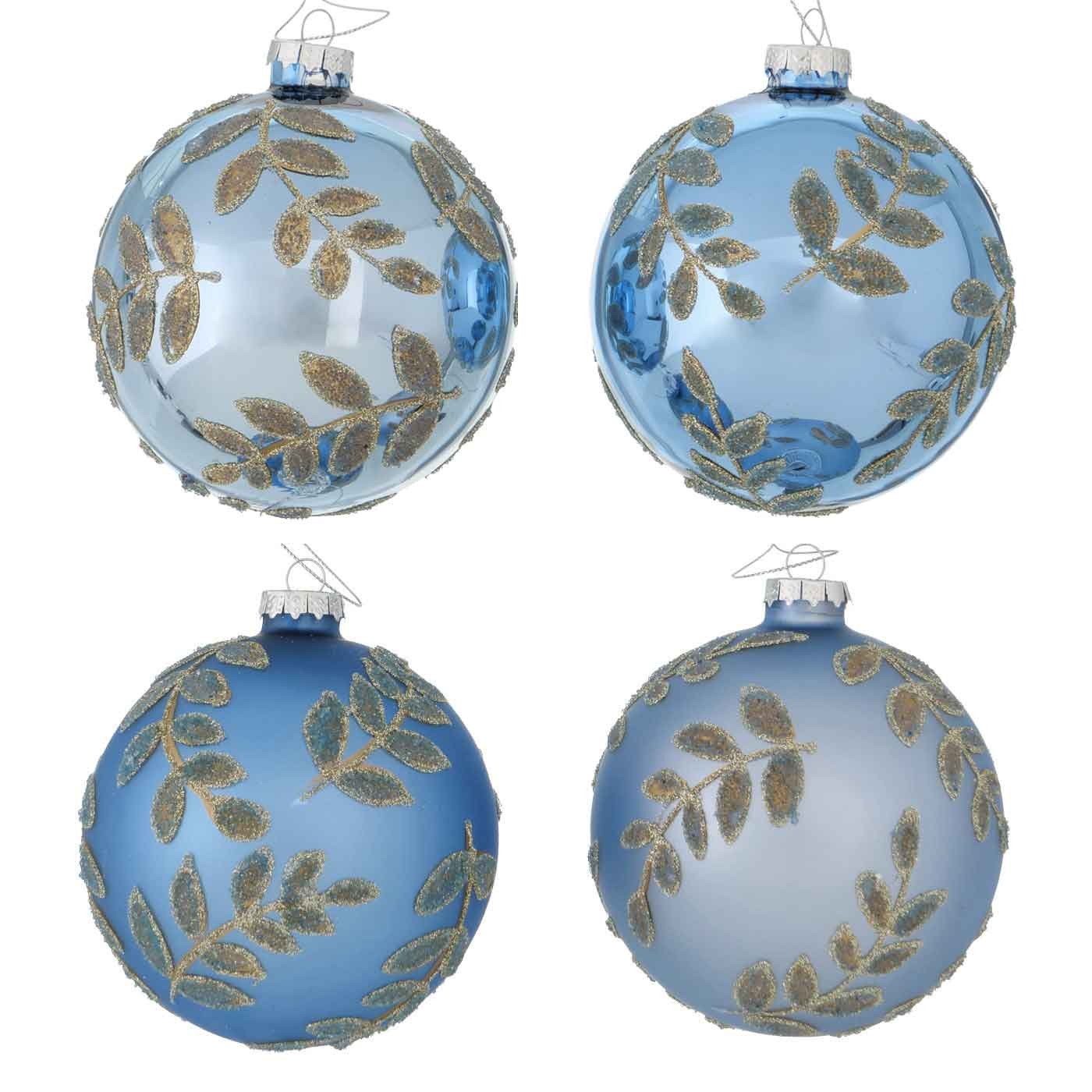 BOULE DE NOEL ARGOS BLEU