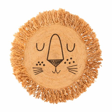 TAPIS LION JUTE KION 90CM