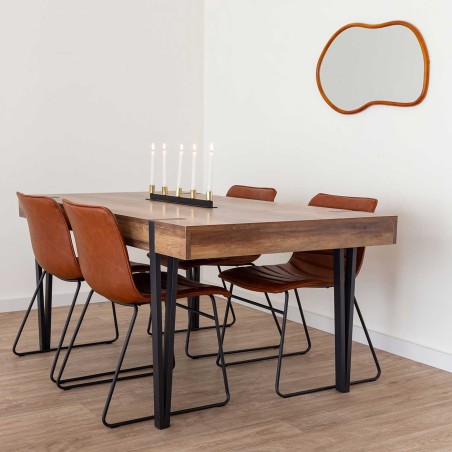 TABLE DE REPAS MANHATTAN 160CM