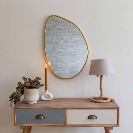 MIROIR MELISA OR 68CM