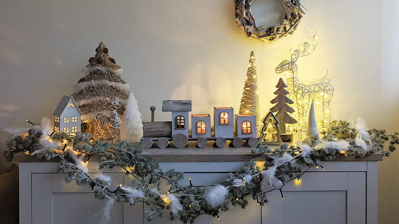 Tendencias en casas de navidad decoradas