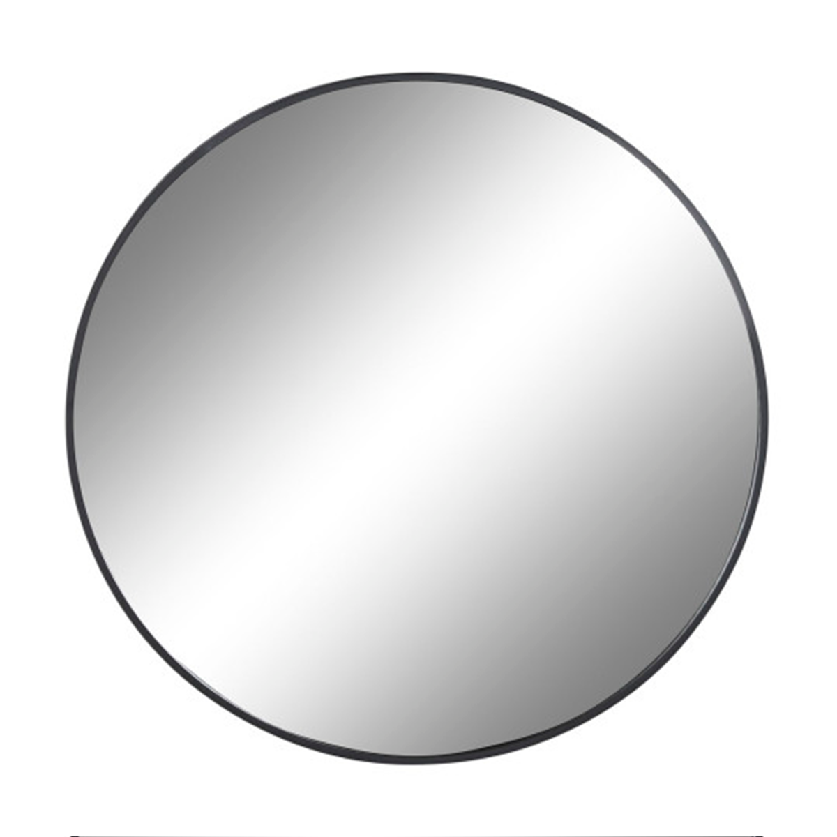 MIROIR MAYEN EN MÉTAL NOIR 80CM