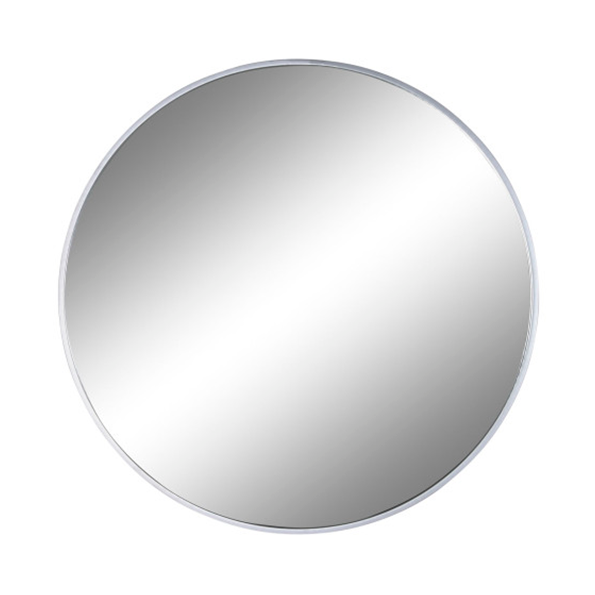 MIROIR MAYEN MÉTAL ARGENT 80CM