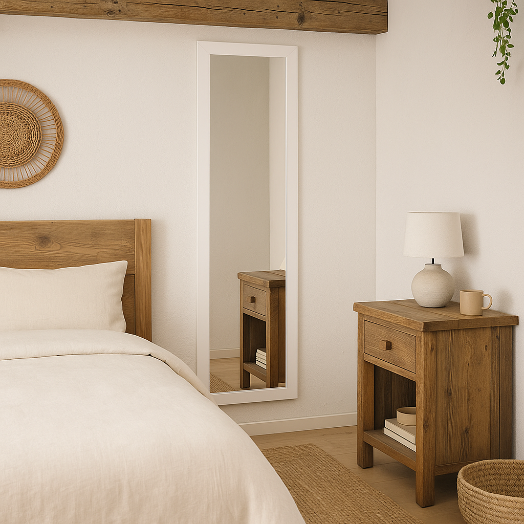 MIROIR BLANC RINALDO 149CM