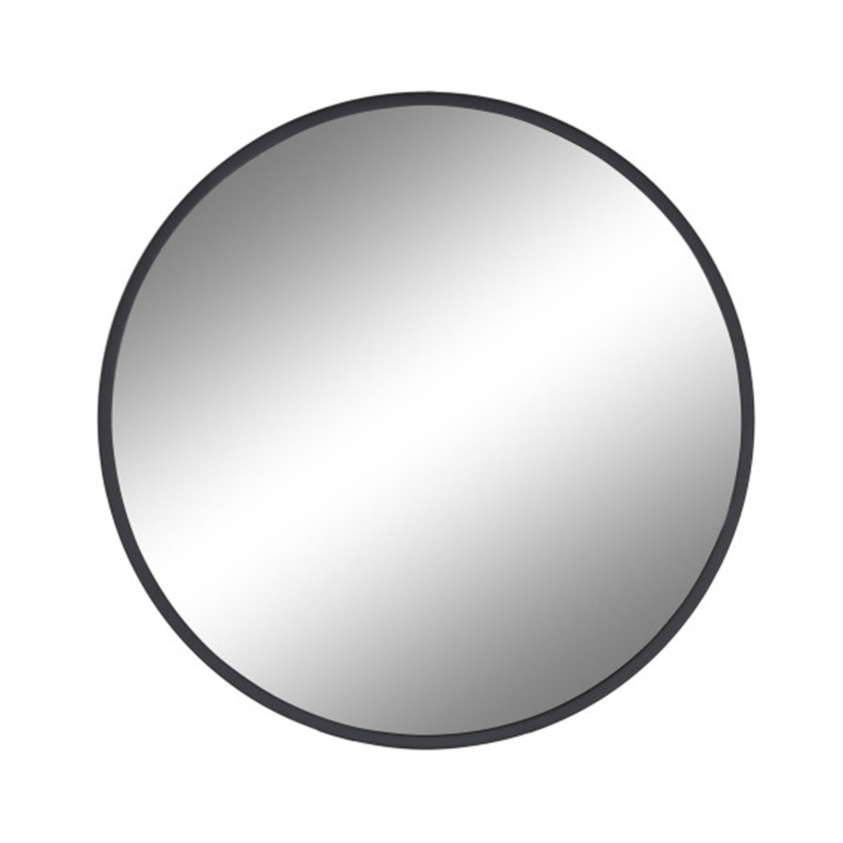 MIROIR TRISTAN MÉTAL NOIR 60CM