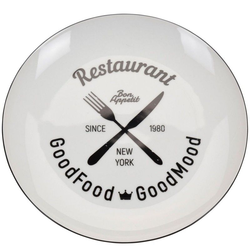 ASSIETTE DALIAN PORCELAINE 26CM
