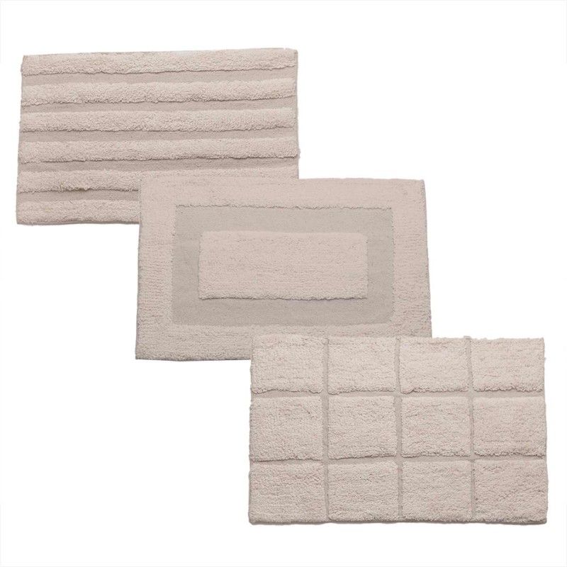 TAPIS DE BAIN LIRA TAUPE 40X60cm