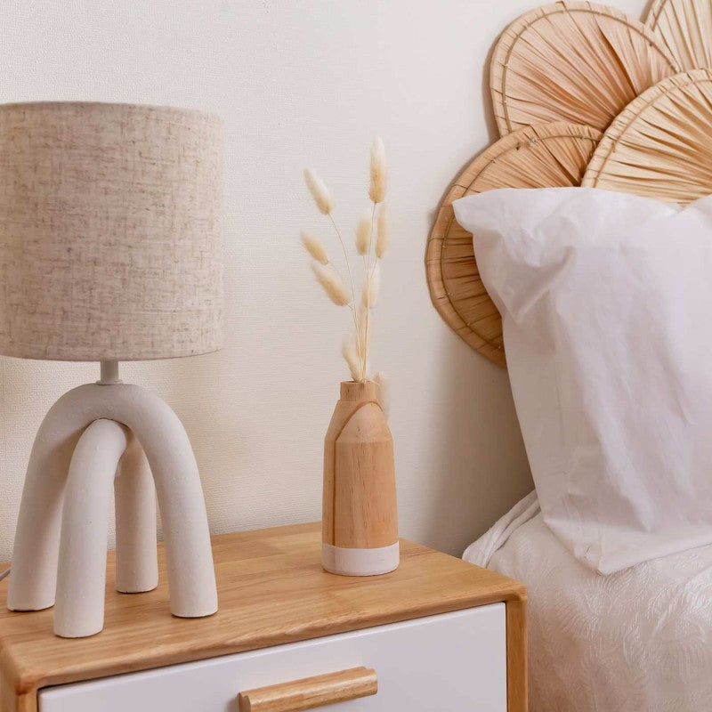 VASE ISIDRO BOIS 30CM