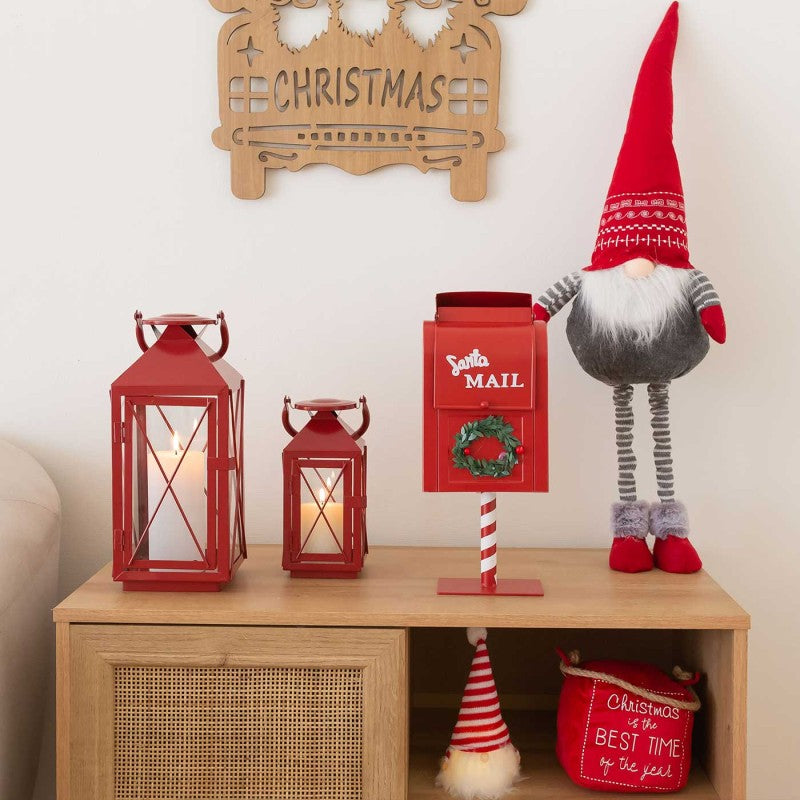 BOÎTE AUX LETTRES NOËL SANTA 37CM