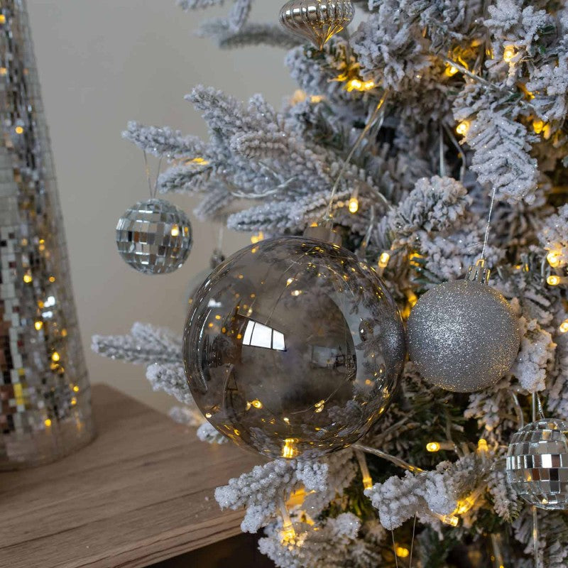 BOULE DE NOËL LED 12cm